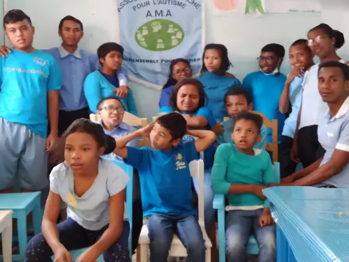 Journée mondiale de sensibilisation à l'autisme (JMSA) organisée par l'AMA à Antananarivo