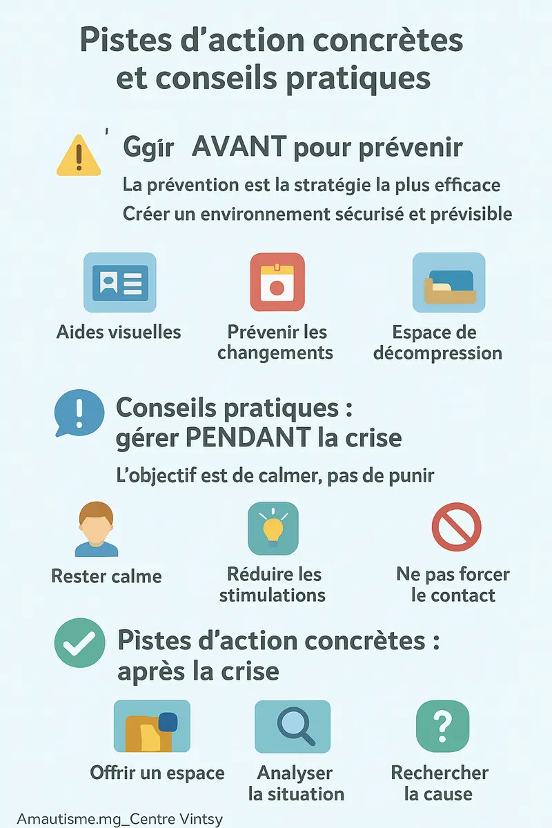 Comment se comporter face à une personne TSA en crise autistique